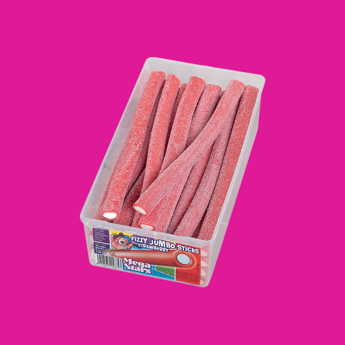 Jumbo acide fraise 30 pcs