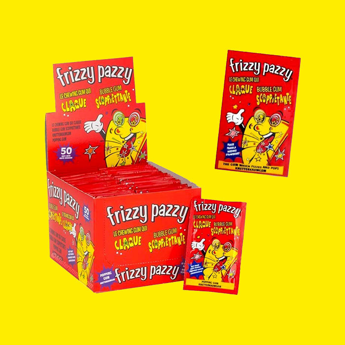 Frizzy pazzy fraise 50 pièces