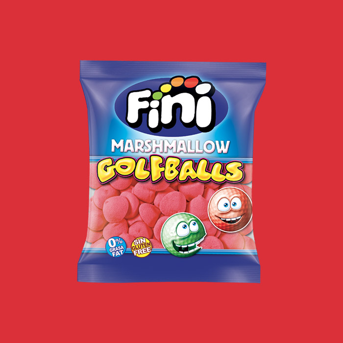 Balles de golf fraise guimauve 1 kg