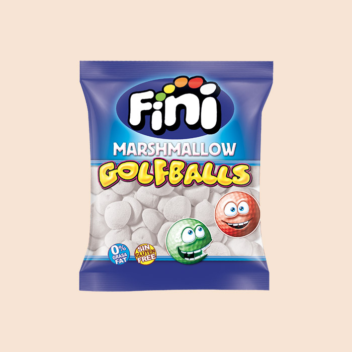 Balles de golf vanille guimauve 1 kg