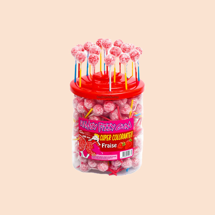 Ramzy Fizzy fraise 200 pièces