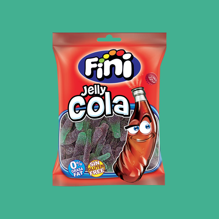Cola sucre marron-vert Fini 1kg