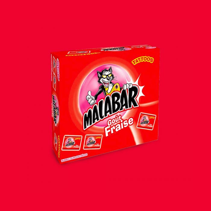 Malabar fraise 200 pièces