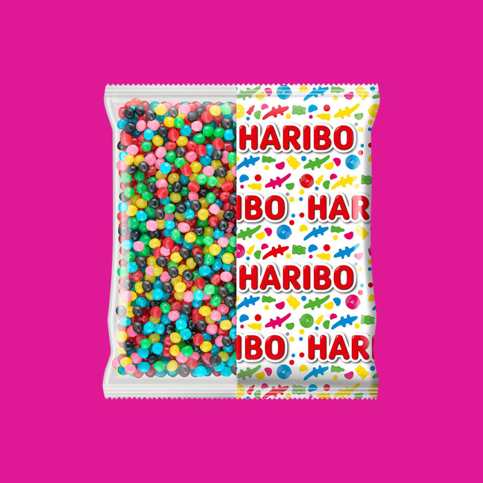 HARIBO Happy Life Assortiment de Bonbons Gélifiés Sachet Vrac, 2kg :  : Epicerie