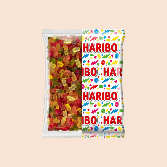 Mini sachet Carensac Haribo 40 gr de 30 pièces - Marlie confiseries