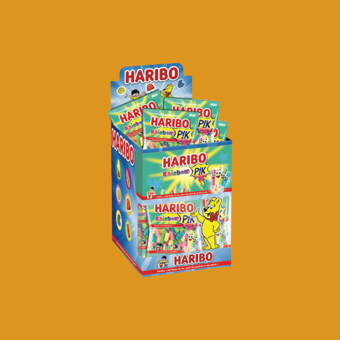 Mini sachet Rainbow Haribo 40 gr 30 pièces