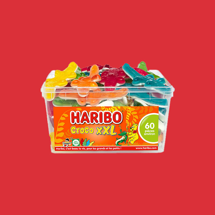 Hari Croco XXL Haribo 60 pièces